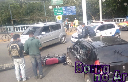 Acidente de trânsito termina em agressão