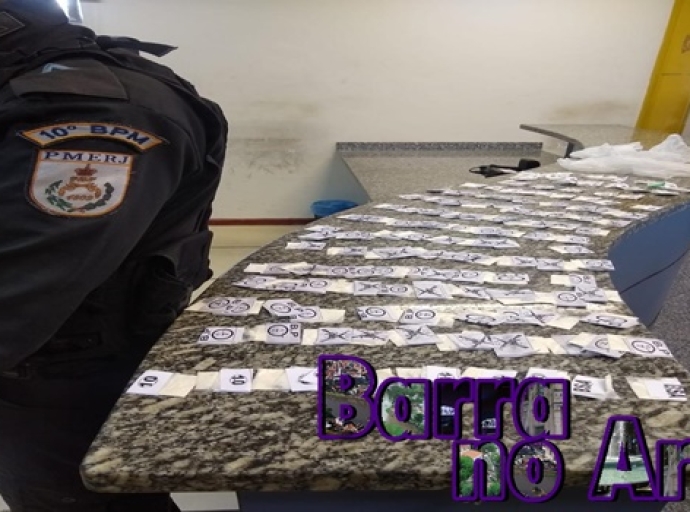 Drogas são apreendidas no bairro Santo Antônio